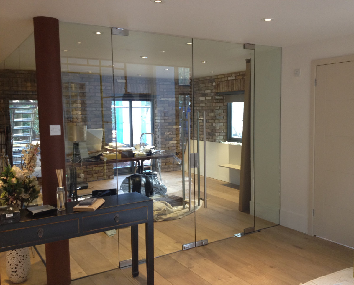 Glass doors, partitions & floors