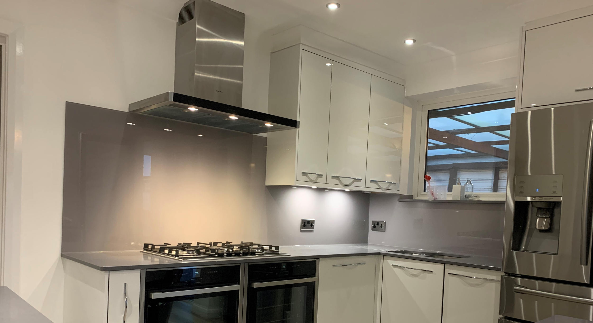 Glass splashbacks by Brooklands Glass Centre